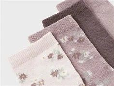 Name It sparrow mix strømper uld/bomuld (4-pak)